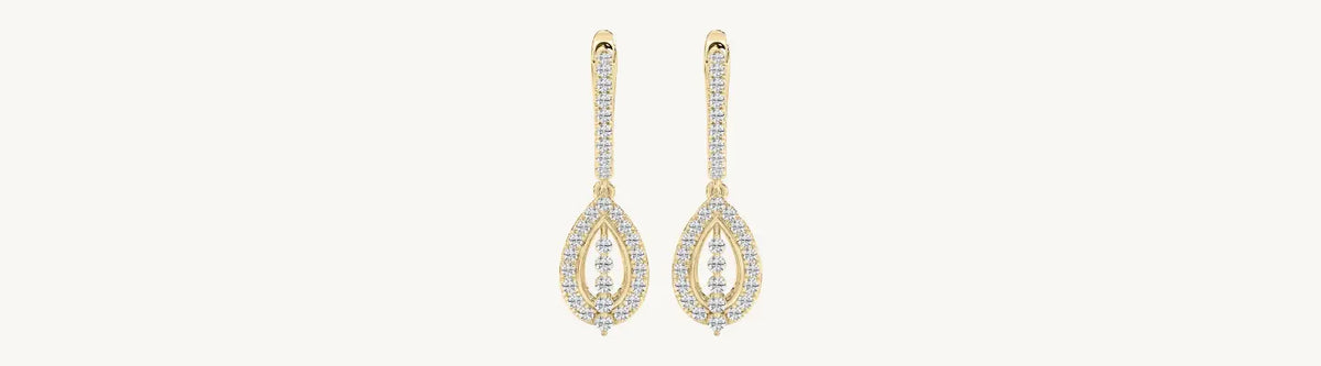 18K Yellow Gold Earrings