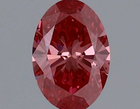 0.33 ct Oval Fancy Lab-Grown Diamond — Pink / VS2 (IGI)