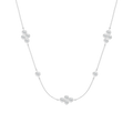 1 1/2 ctw Round LGD Station Necklace - 18 Inches