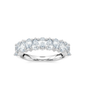 Rowan 1 ½ ctw Pear LGD Alternating Anniversary Band - 14K White Gold