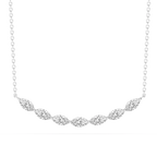 1 ctw Marquise LGD East West Necklace - 16 to 18 Inches