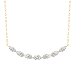 1 ctw Marquise LGD East West Necklace - 16 to 18 Inches