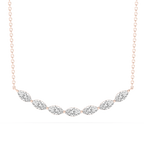 1 ctw Marquise LGD East West Necklace - 16 to 18 Inches