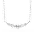 1 ctw Round LGD Alternating Smile Necklace - 16 to 18 Inches