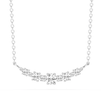 1 ctw Round LGD Alternating Smile Necklace - 16 to 18 Inches