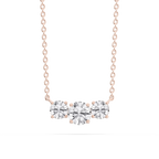 1 ctw Round LGD Classic Three Stone Pendant - 16 to 18 Inches