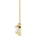 French-Set Halo-Style Necklace or Center