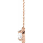 French-Set Halo-Style Necklace or Center