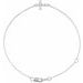 Sideways Cross Bracelet