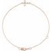 Sideways Cross Bracelet
