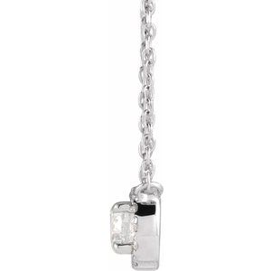 French-Set Halo-Style Necklace or Center
