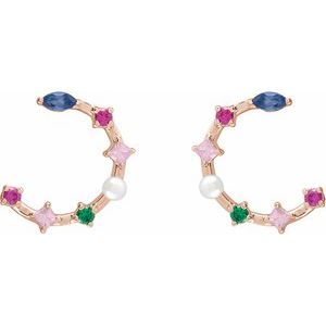 Accented Pearl Earrings