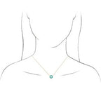 Cabochon Circle Necklace or Center