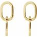 Interlocking Oval Earrings