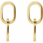 Interlocking Oval Earrings