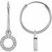 Initial Hoop Earrings