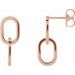 Interlocking Oval Earrings
