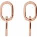 Interlocking Oval Earrings