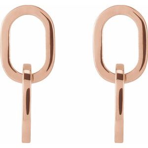 Interlocking Oval Earrings
