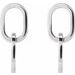 Interlocking Oval Earrings