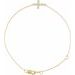 Sideways Cross Bracelet