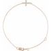 Sideways Cross Bracelet
