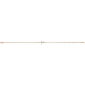 Sideways Cross Bracelet