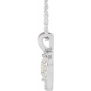 Halo-Style Cabochon Necklace or Pendant