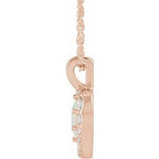 Halo-Style Cabochon Necklace or Pendant