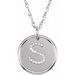 Posh Mommy® Initial Necklace or Pendant