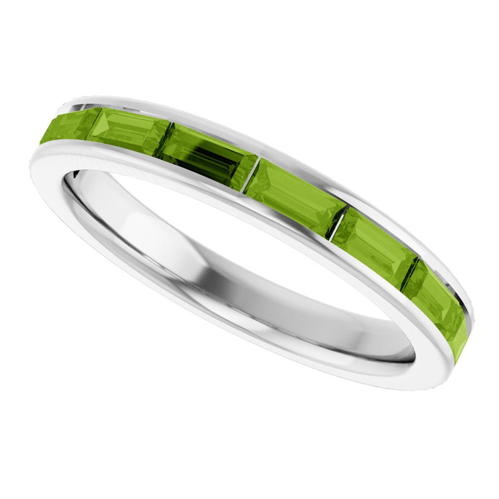 Straight Baguette Stackable Ring