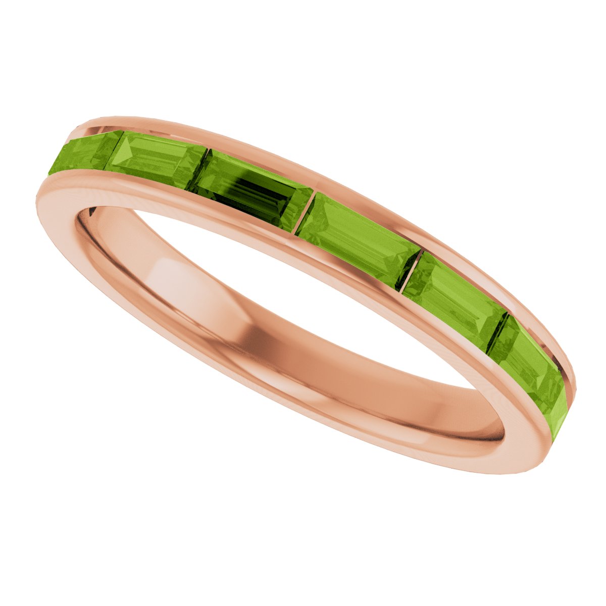 Straight Baguette Stackable Ring