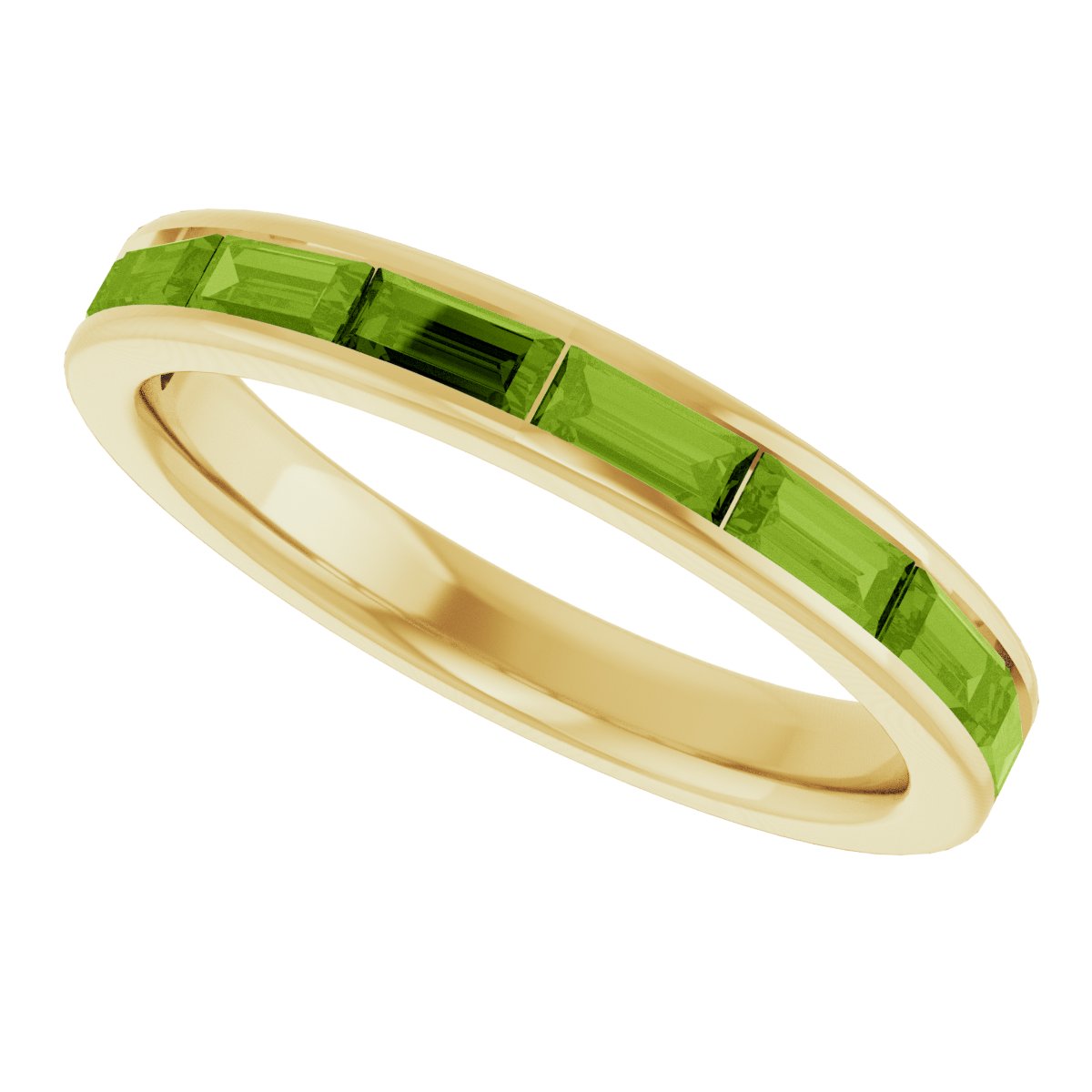 Straight Baguette Stackable Ring