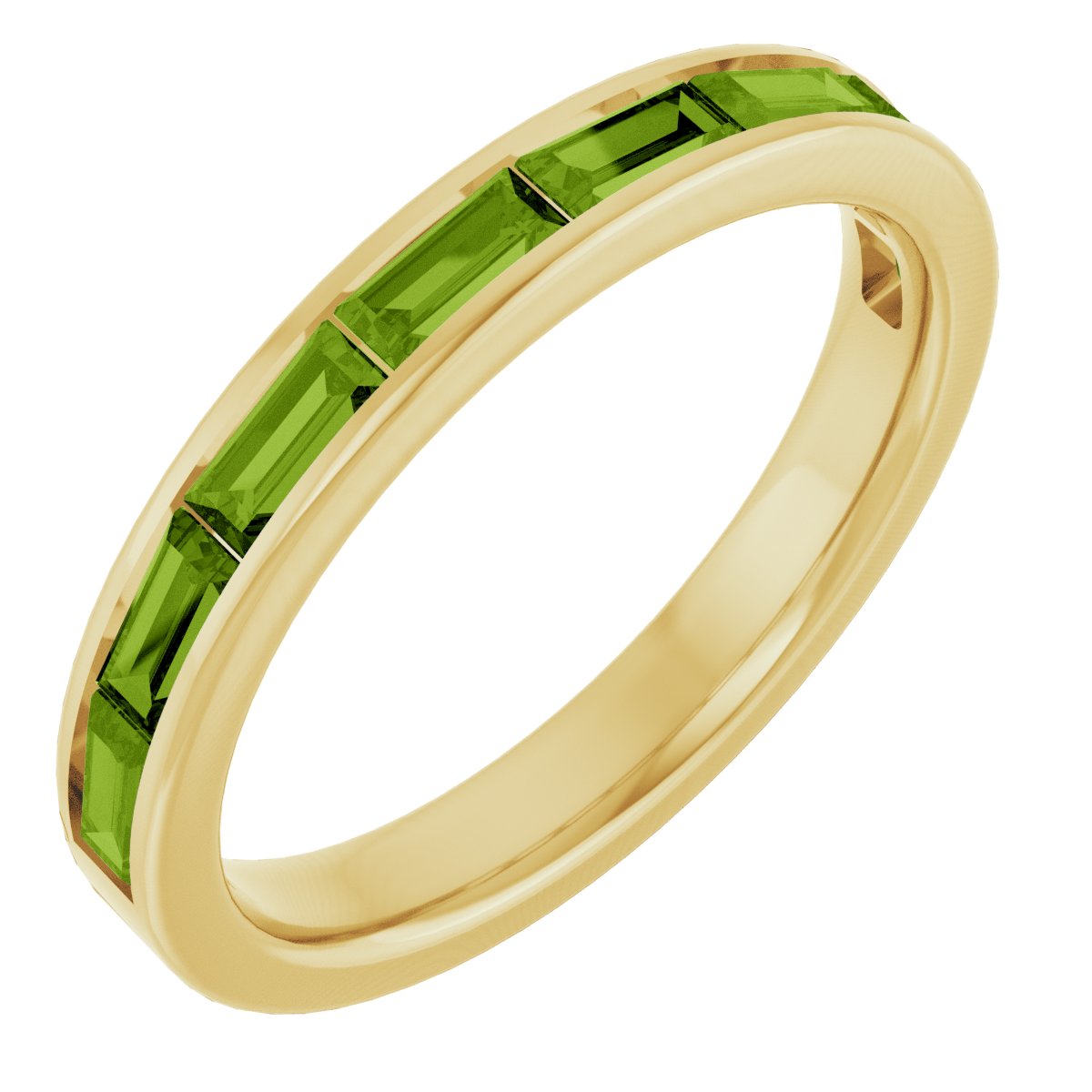 Straight Baguette Stackable Ring