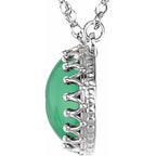Cabochon Crown Necklace or Center