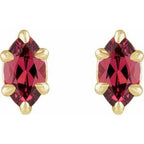 Marquise 6-Prong Claw Stud Earrings