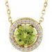 Halo-Style Necklace or Pendant