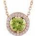 Halo-Style Necklace or Pendant