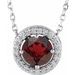 Halo-Style Necklace or Pendant