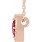Halo-Style Necklace or Pendant