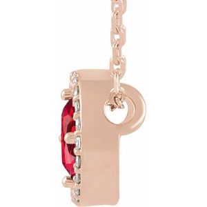 Halo-Style Necklace or Pendant
