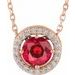Halo-Style Necklace or Pendant