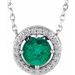 Halo-Style Necklace or Pendant