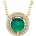 Halo-Style Necklace or Pendant