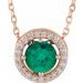 Halo-Style Necklace or Pendant