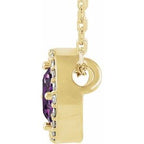 Halo-Style Necklace or Pendant