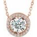 Halo-Style Necklace or Pendant