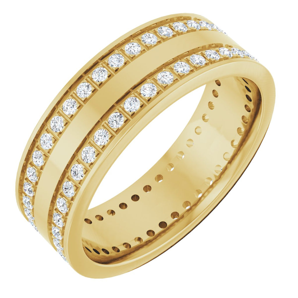 Double Row Accented Band