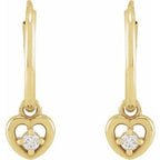 Heart Hoop Earrings