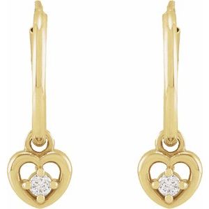 Heart Hoop Earrings